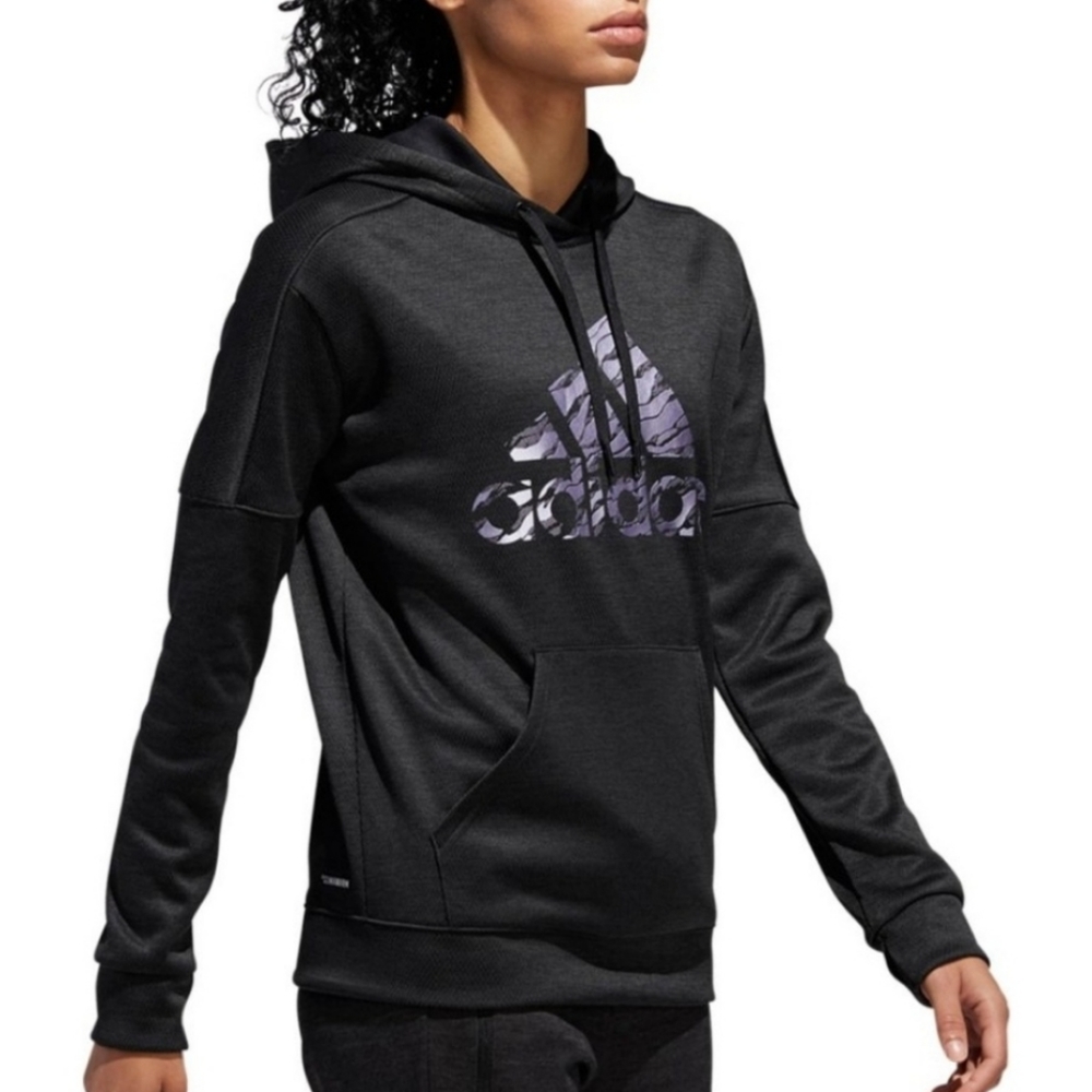 HP Adidas Badge Of Sport Camo Team Issue Hoodie - Picture 8 of 10
